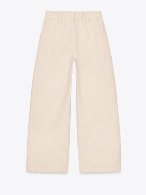 Zara Barrel Leg Balloon ZW collection Jeans